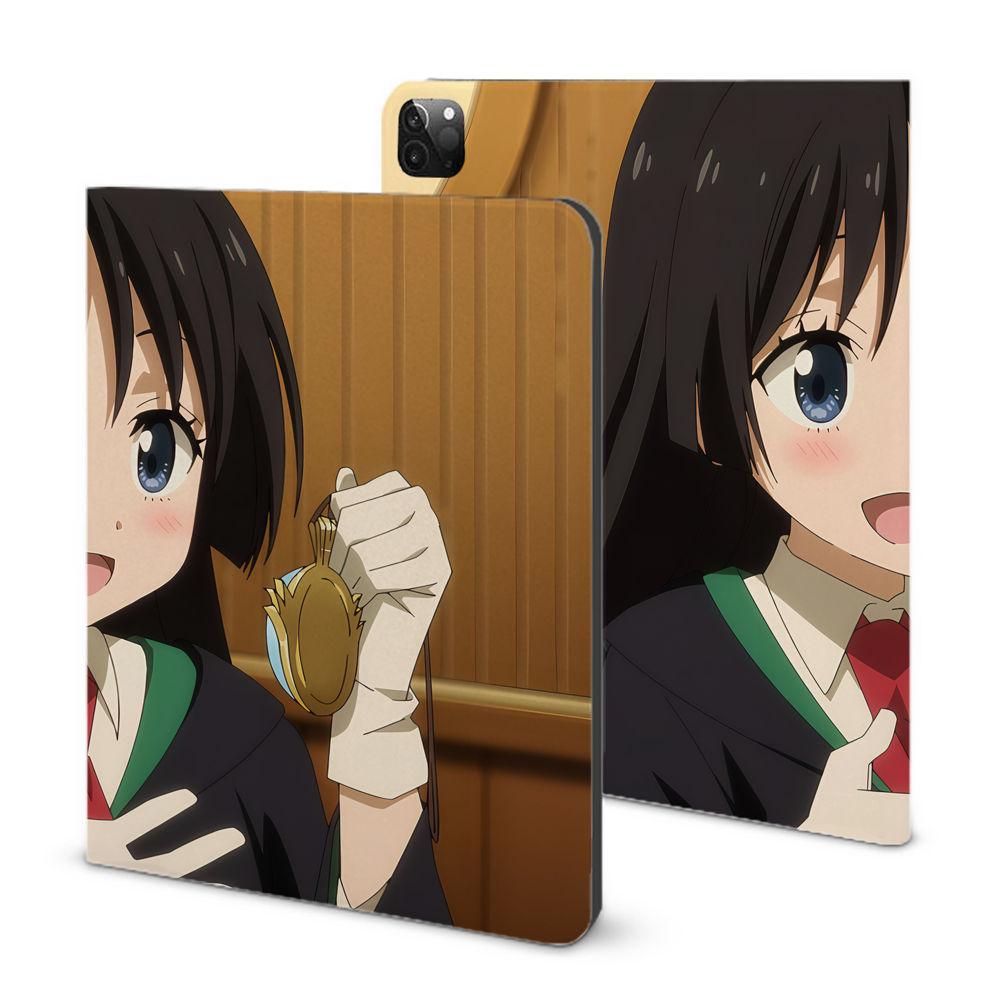 （画像用） 転スラ Regarding Reincarnated to Slime IPadケース ペンホルダー付き ブックスタイルデザイン